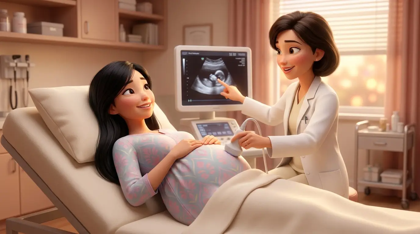 Mẹ bầu siêu âm, làm xét nghiệm sàng lọc quý đầu
